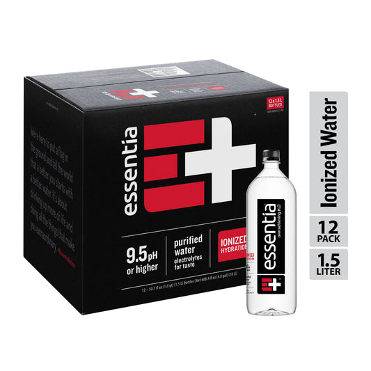 Essentia Water 12 Pack,1.5L Bottles