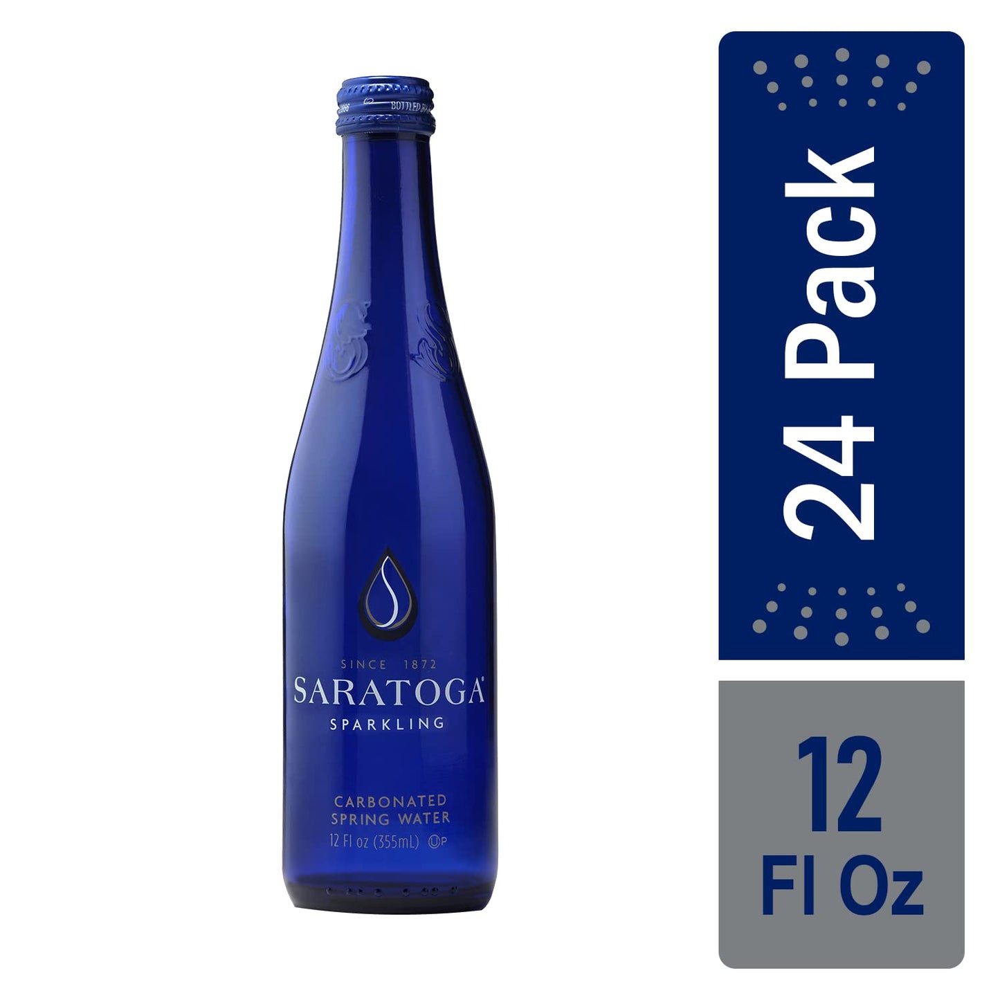 SARATOGA 12 OZ SPARKLING 24PK