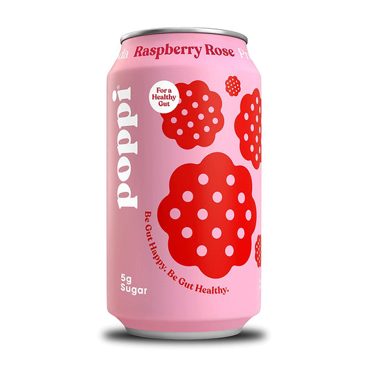 POPPI SODA 12/12OZ RASPBERRY ROSE