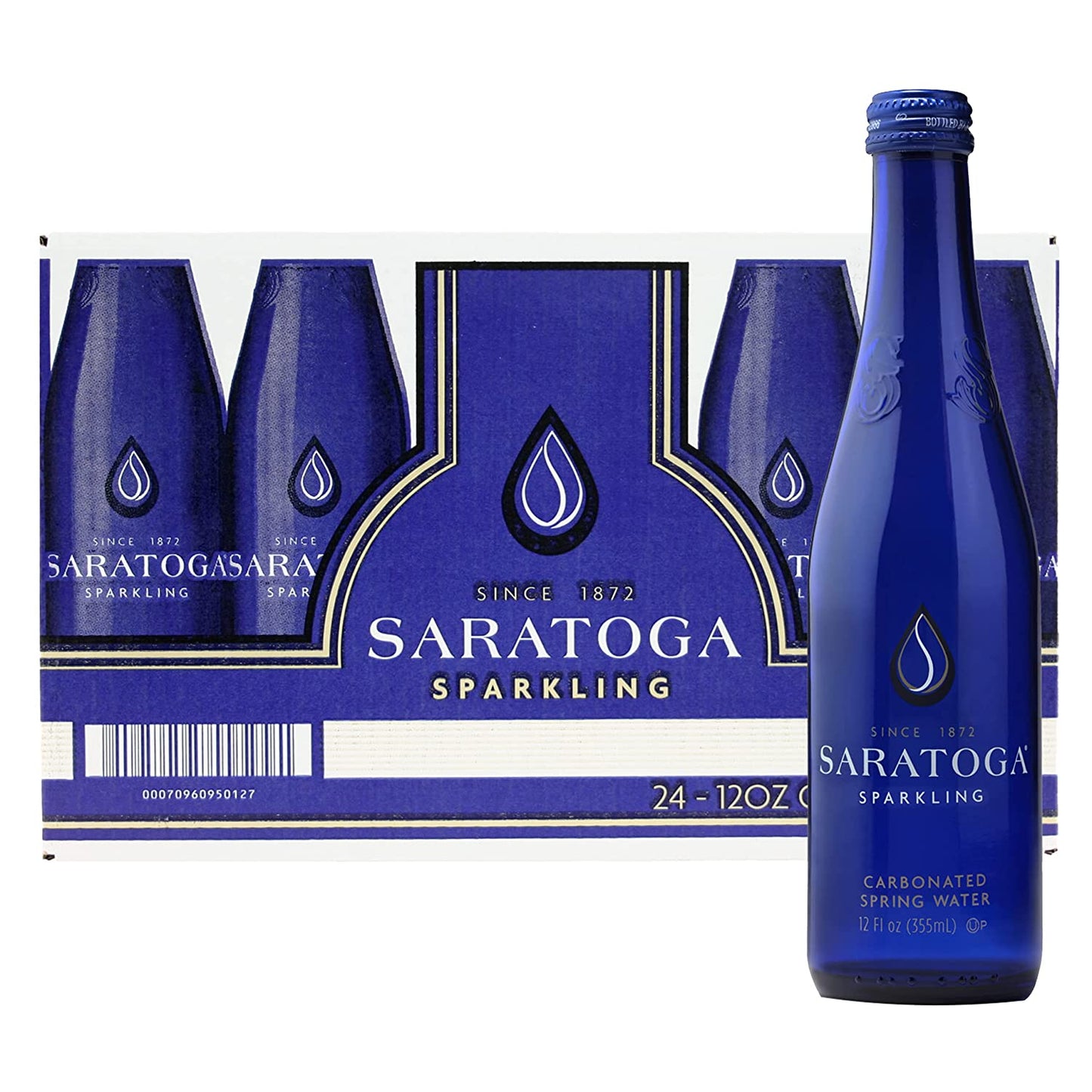 SARATOGA 12 OZ SPARKLING 24PK