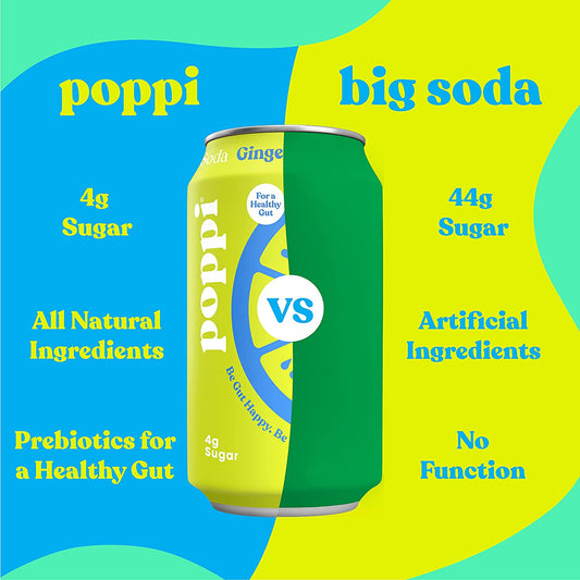 POPPI SODA 12/12OZ LIME GINGER