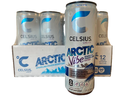 CELSIUS 12/12OZ ARCTIC VIBE