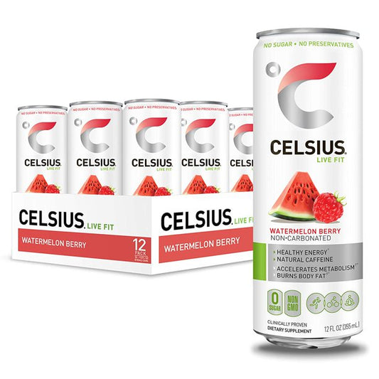 CELSIUS 12/12OZ NON-CARB WATERMELON BERRY