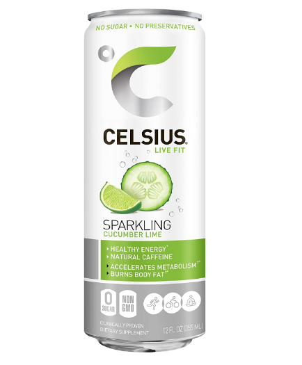 CELSIUS 12/12OZ SPARKLING CUCUMBER LIME