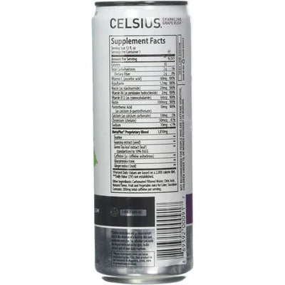 CELSIUS 12/12OZ SPARKLING GRAPE RUSH