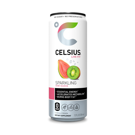 CELSIUS 12/12OZ SPARKLING KIWI GUAVA