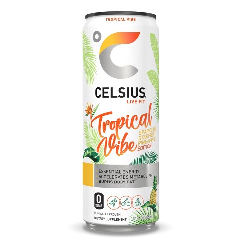 CELSIUS 12/12OZ SPARKLING TROPICAL VIBE