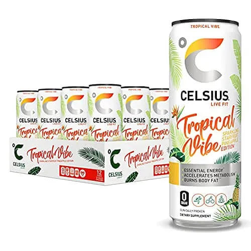 CELSIUS 12/12OZ SPARKLING TROPICAL VIBE