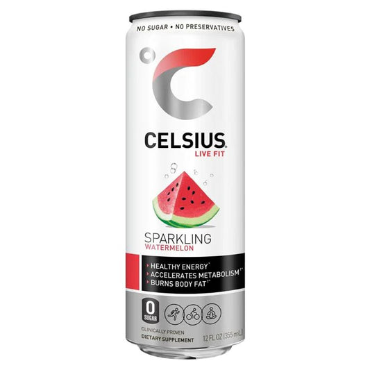 CELSIUS 12/12OZ SPARKLING WATERMELON