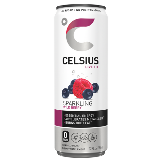 CELSIUS 12/12OZ SPARKLING WILD BERRY