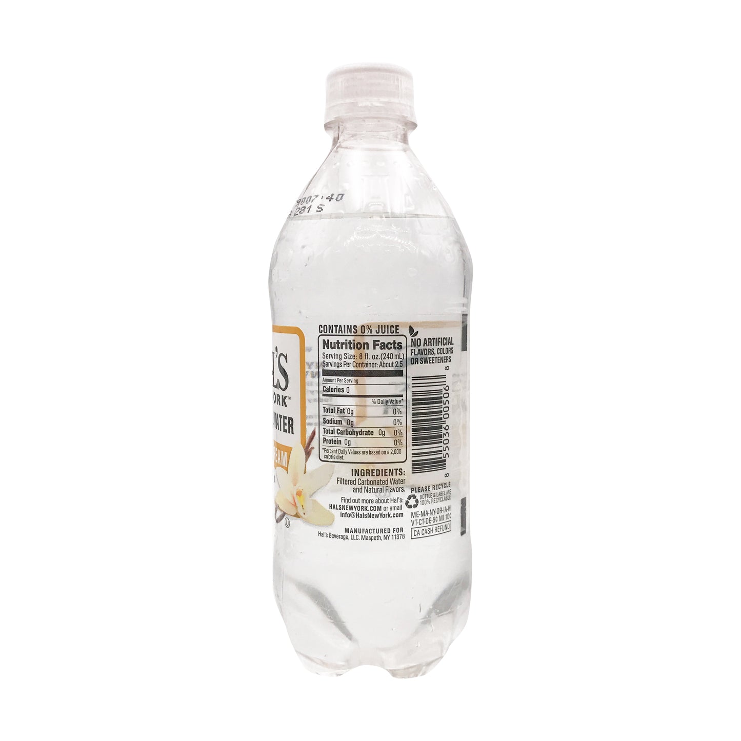 HALS NY 24/20OZ VANILLA CREME SELTZER